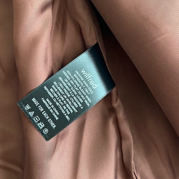 NWT Aritzia Wilfred Vegan Leather Jacket - Picture 7 of 7